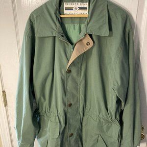Members Only Microfiber Jacket Sz L - Sage Green - Like New